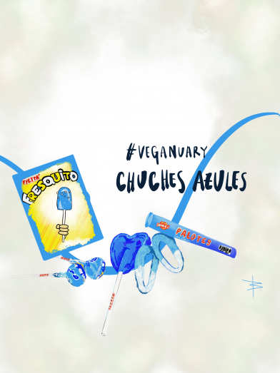 ¡Mis top chuches veganas azules!