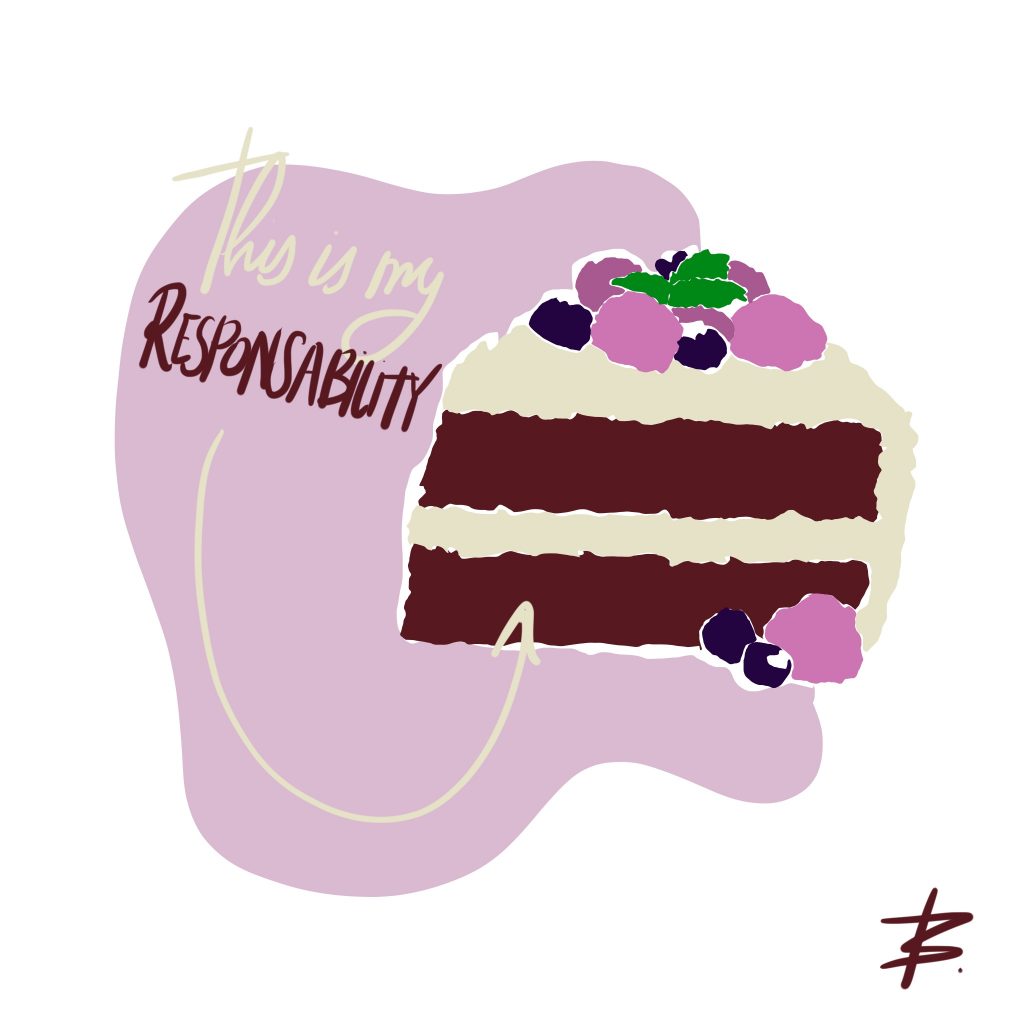 ilustración de mi trozo de tarda donde pone esta es mi responsabilidad